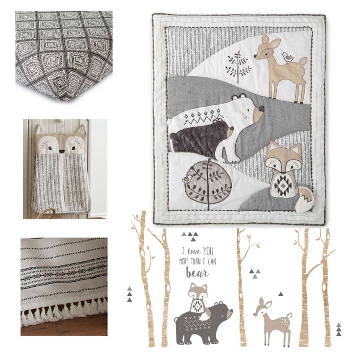 Levtex Home - Wholesale Bedding Set - Kids & Baby - Bailey 5PC Crib Bedding Set6