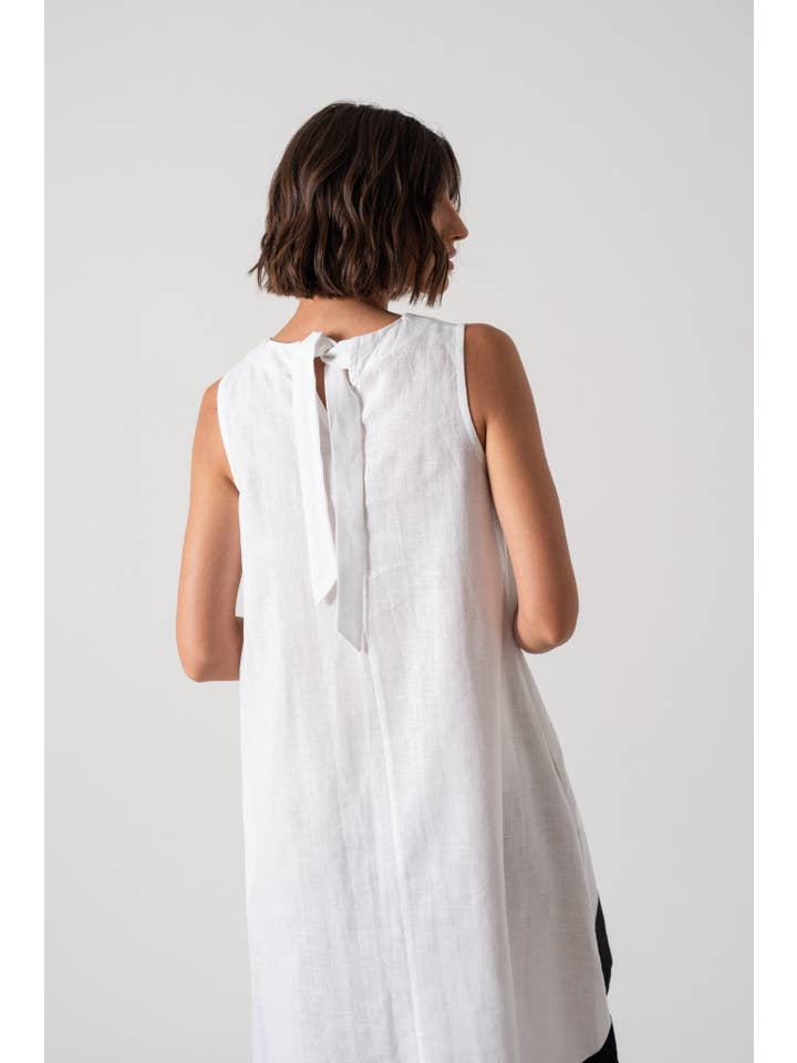 LUXMII – Großhandel Kleid – Damen – Illya Midi Kleid Weiß II5