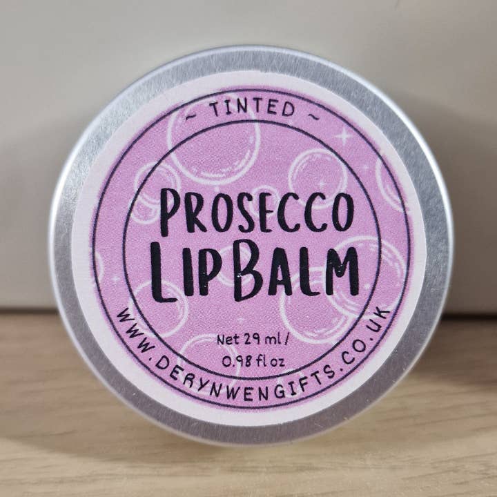Prosecco Tinted Lip Balm for wholesale by Deryn Wen Gifts