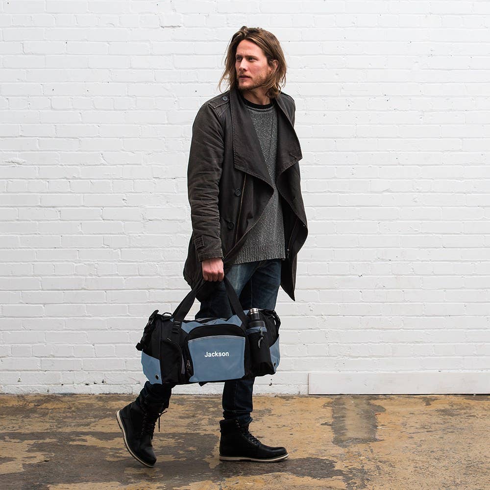 Weddingstar Inc. - Wholesale Duffel- en weekendtas - Heren - Exploration Duffle Bag - Zwart en Blauw1