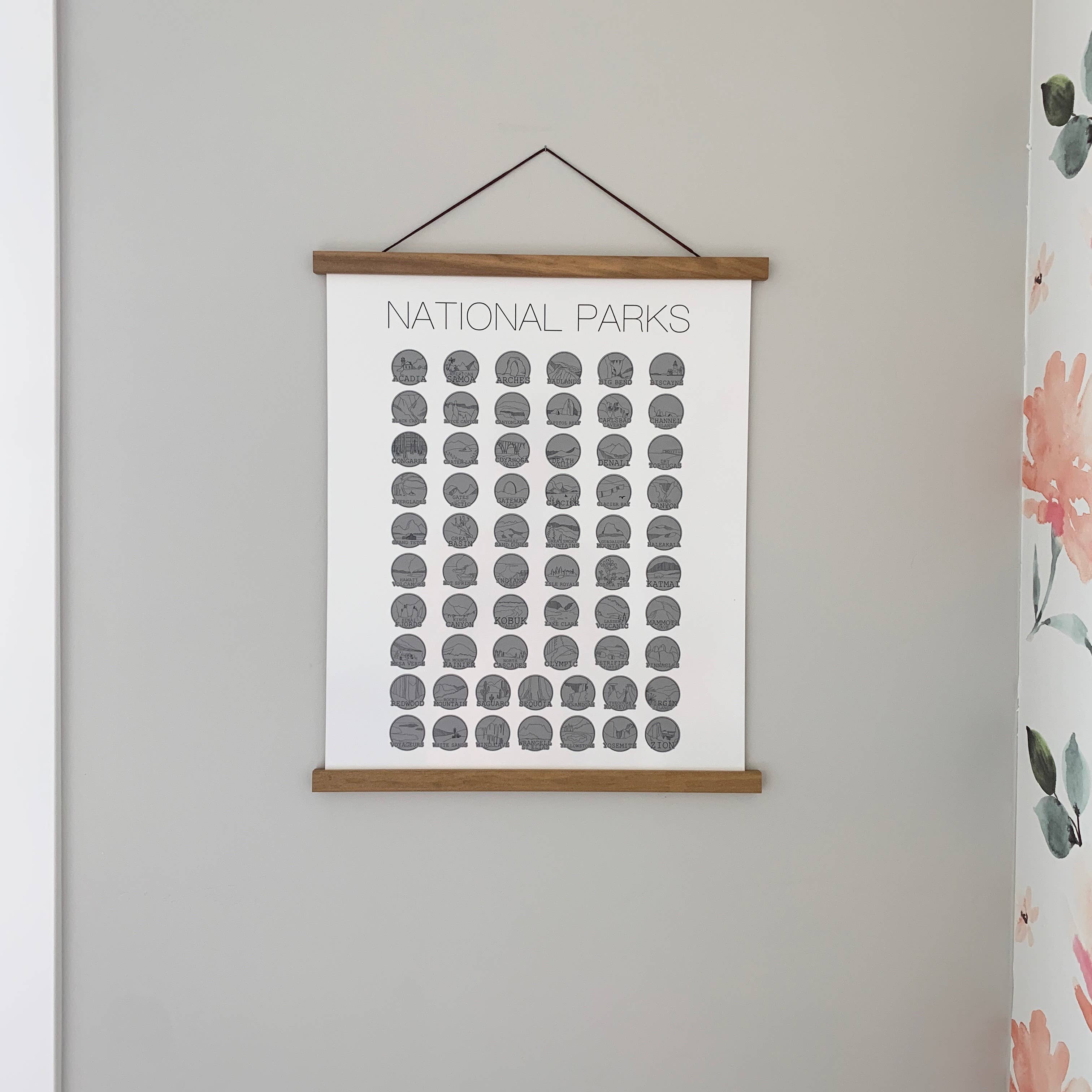 Waypoint Wanders - Wholesale Plattegrond - Magnetisch hangframe van teakhout2