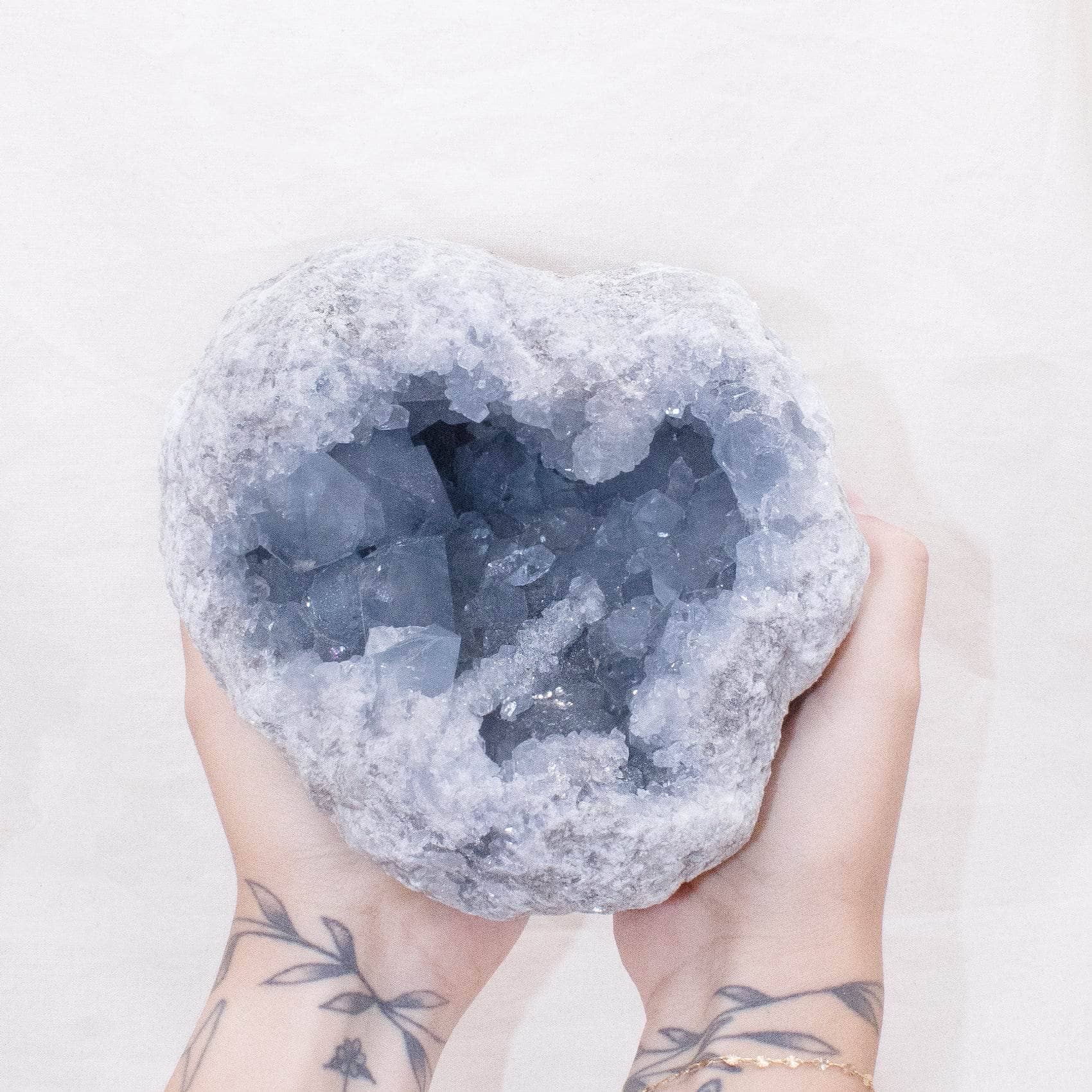 Tiny Rituals - Wholesale Spiritual Stone/Crystal - Celestine Geodes - AAA Premium Quality17