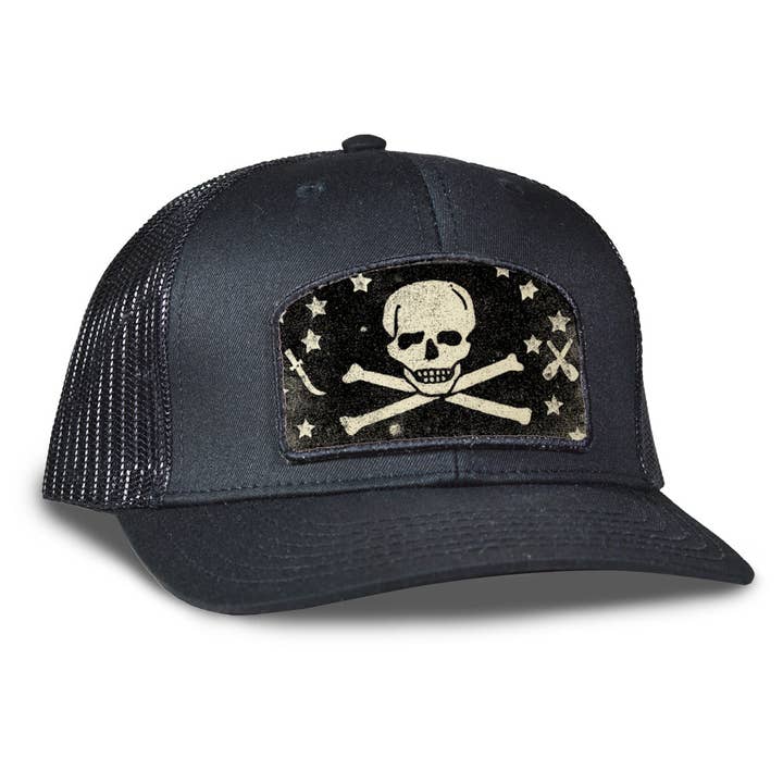 Skull and Crossbones - Archie Trucker Hat for wholesale by backerton