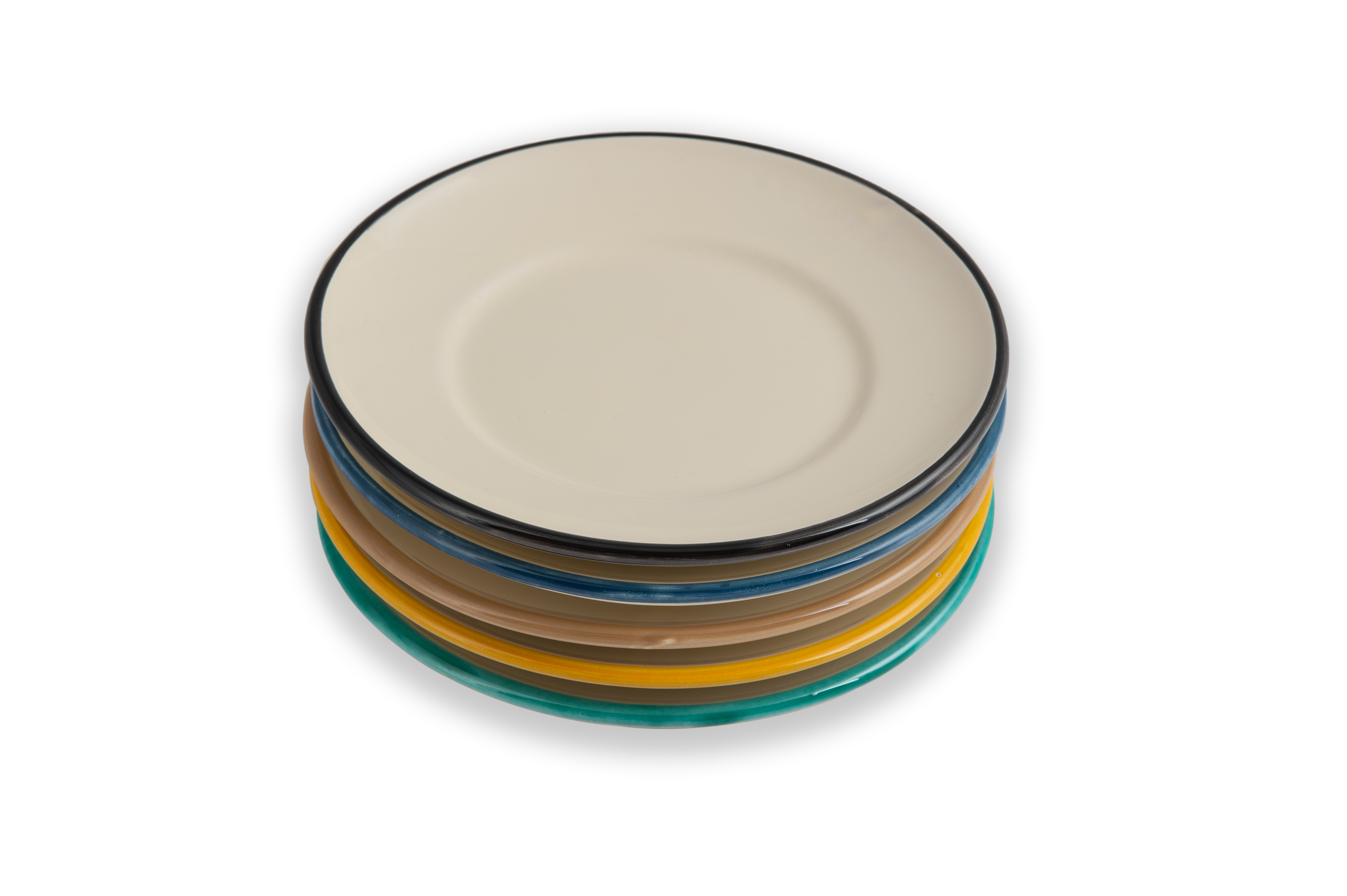 LOLIVA - Vente Assiette de service - Plat Plat diam. 25 cm - Ligne Bord4