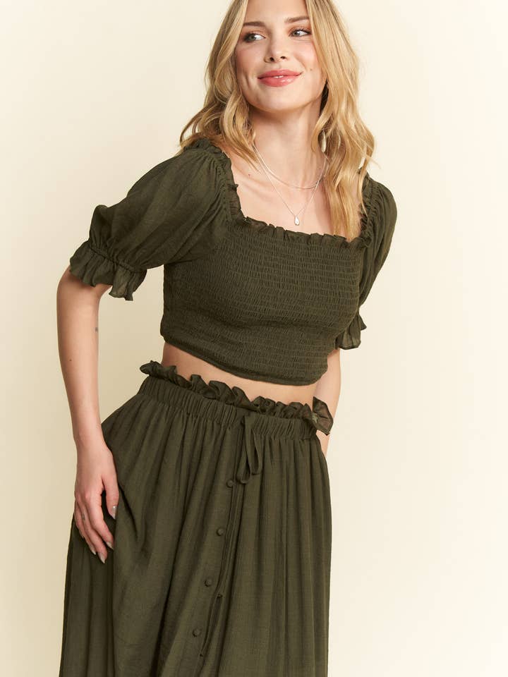 JADE BY JANE - Wholesale Top & Skirt Set - Women's - 2 PIECE CROP TOP AND SKIRT SET13