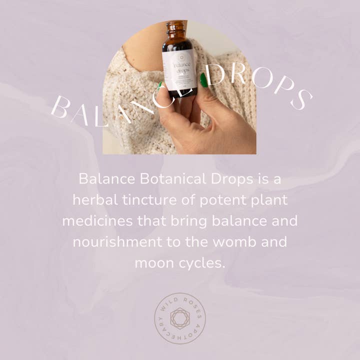 Wild Roses Apothecary - Wholesale Tincture - Balance Botanical Drops