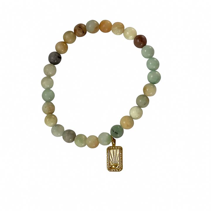 Amazonite Sun Ray Bracelet for wholesale by Tahana Designs