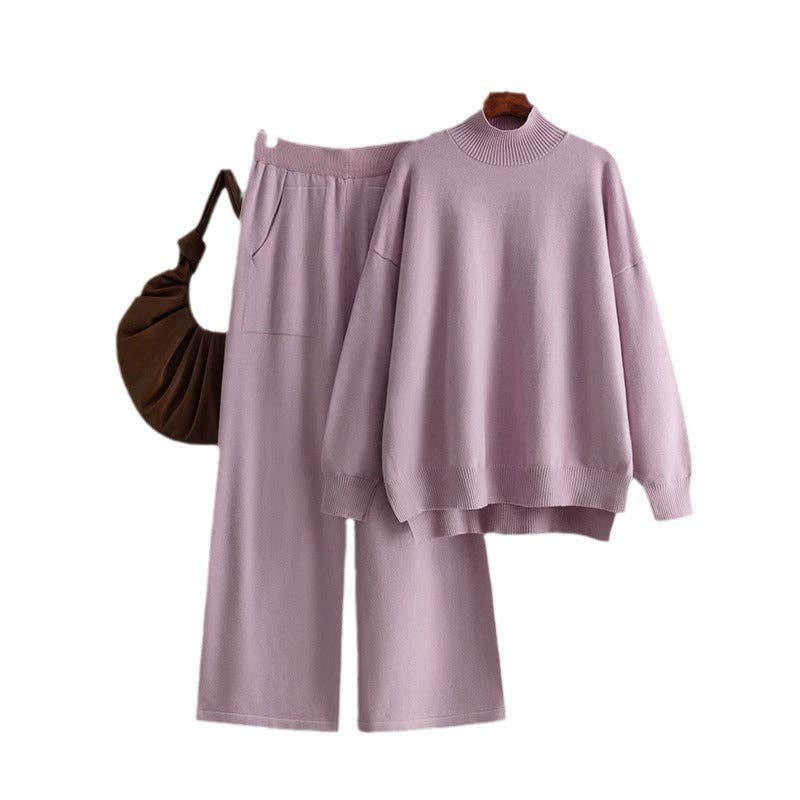 Marayn - Wholesale Lounge Set - Women's - Chic Knit Set Modern Style Cozy Comfort6