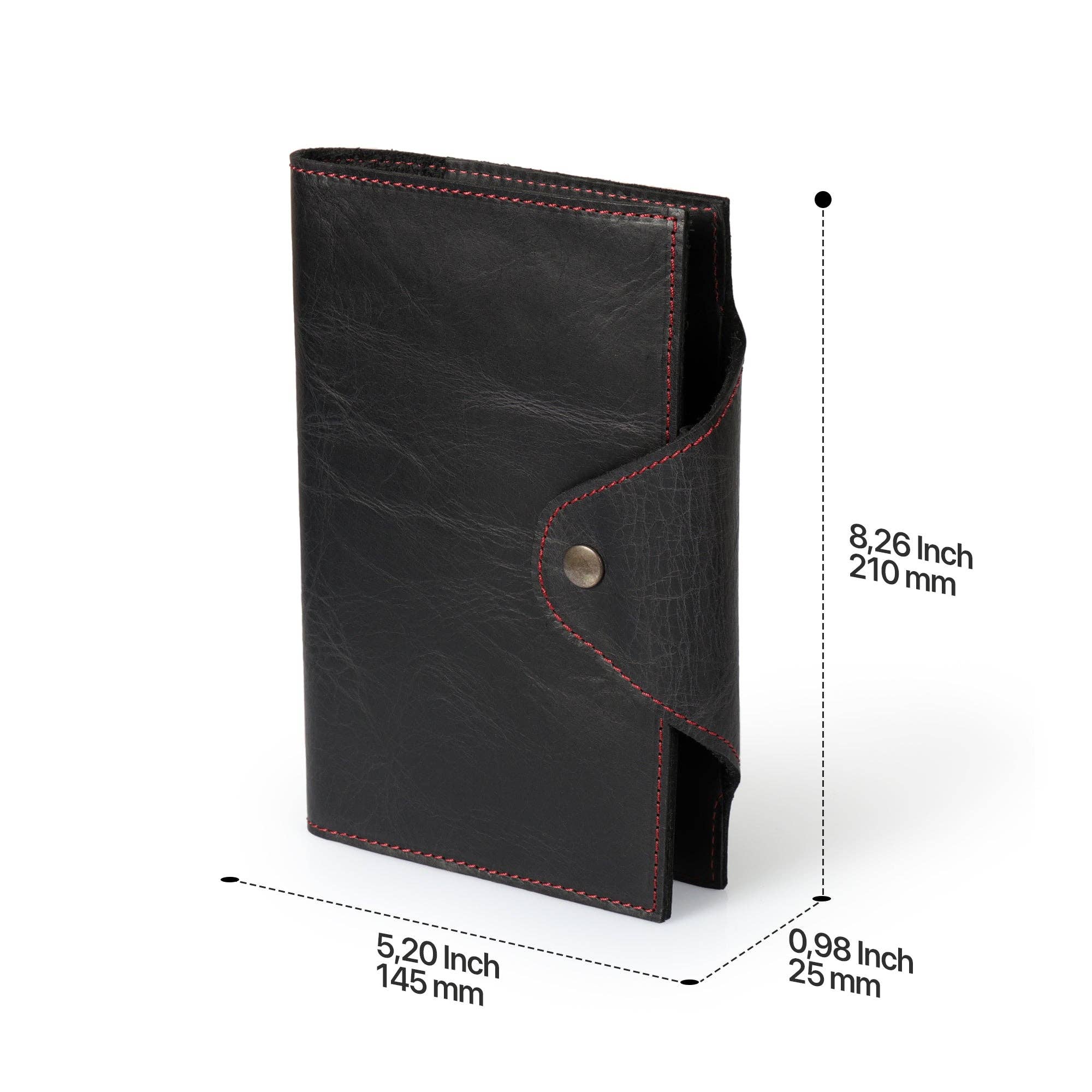 Londo - Wholesale Journal Cover - Londo Personalized Top Grain Leather Portfolio with Notepad (Snap Closure & Lock)81