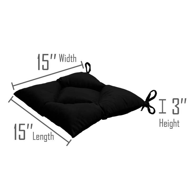 CASASRO - Venta al por mayor Cojines para sillas - CASASRO® Cojines para sillas de comedor | Juego de 4 de 40x40 cm | Tela de terciopelo suave lavable en 9 colores | Cojines con lazos para sujetar51