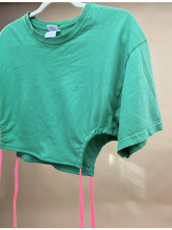 Shop Journal Vintage - Wholesale T-Shirt - Women's - Custom cutout ruch side tee7