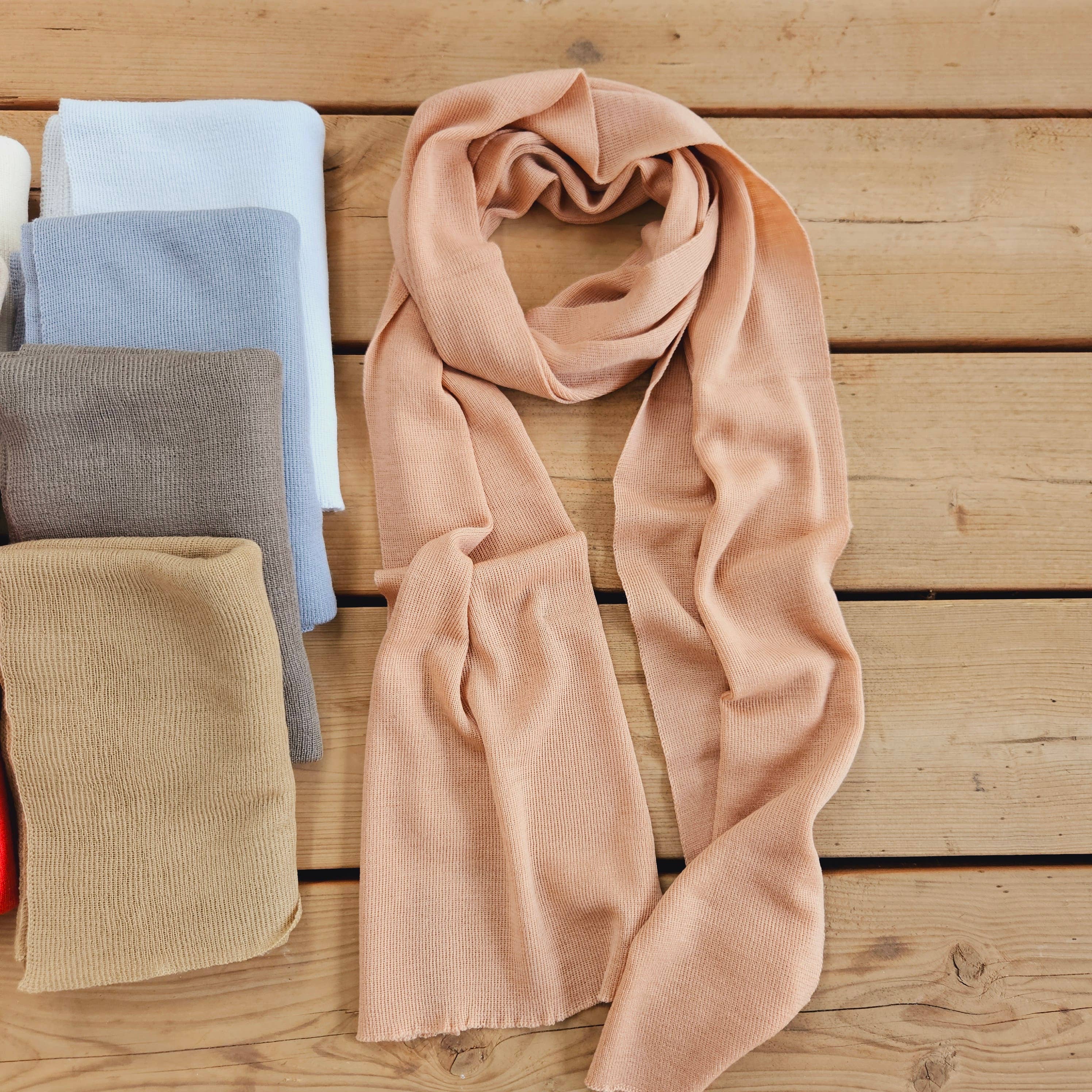 NorraVilla - Wholesale Sjaal - Uniseks - Sjaal van 100% merinowol voor dames of heren - Unisex Offwhite8