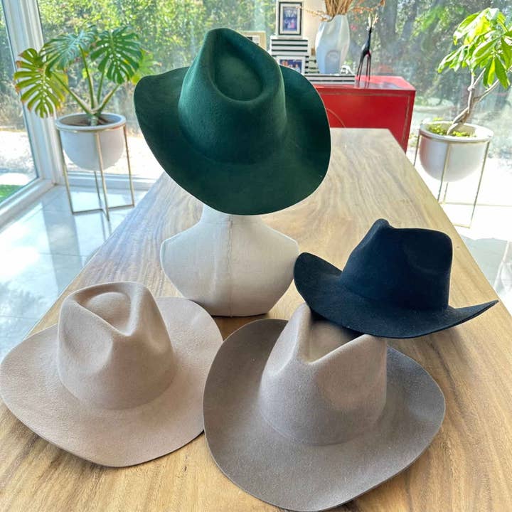 One and Only Accessories - Wholesale Hat Accessory - Women's - Premium cowboy hat made from 100% Australian wool 11