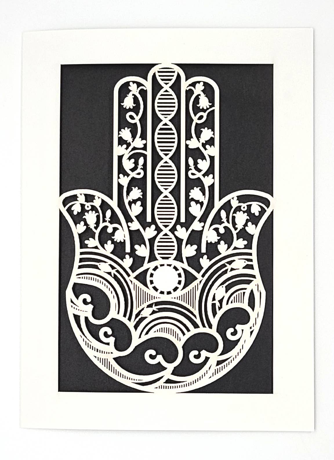 two hermanas - Wholesale Everyday Greeting Card - Hamsa Hand - hand of Fatima2