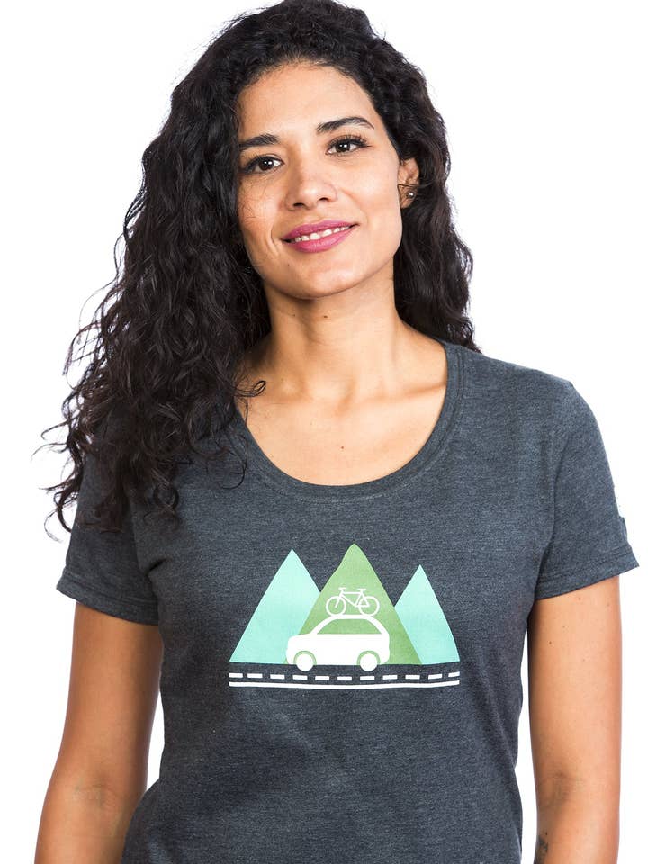 Women’s Outdoor Adventure T-shirt — Organic cotton for wholesale by PLB Design