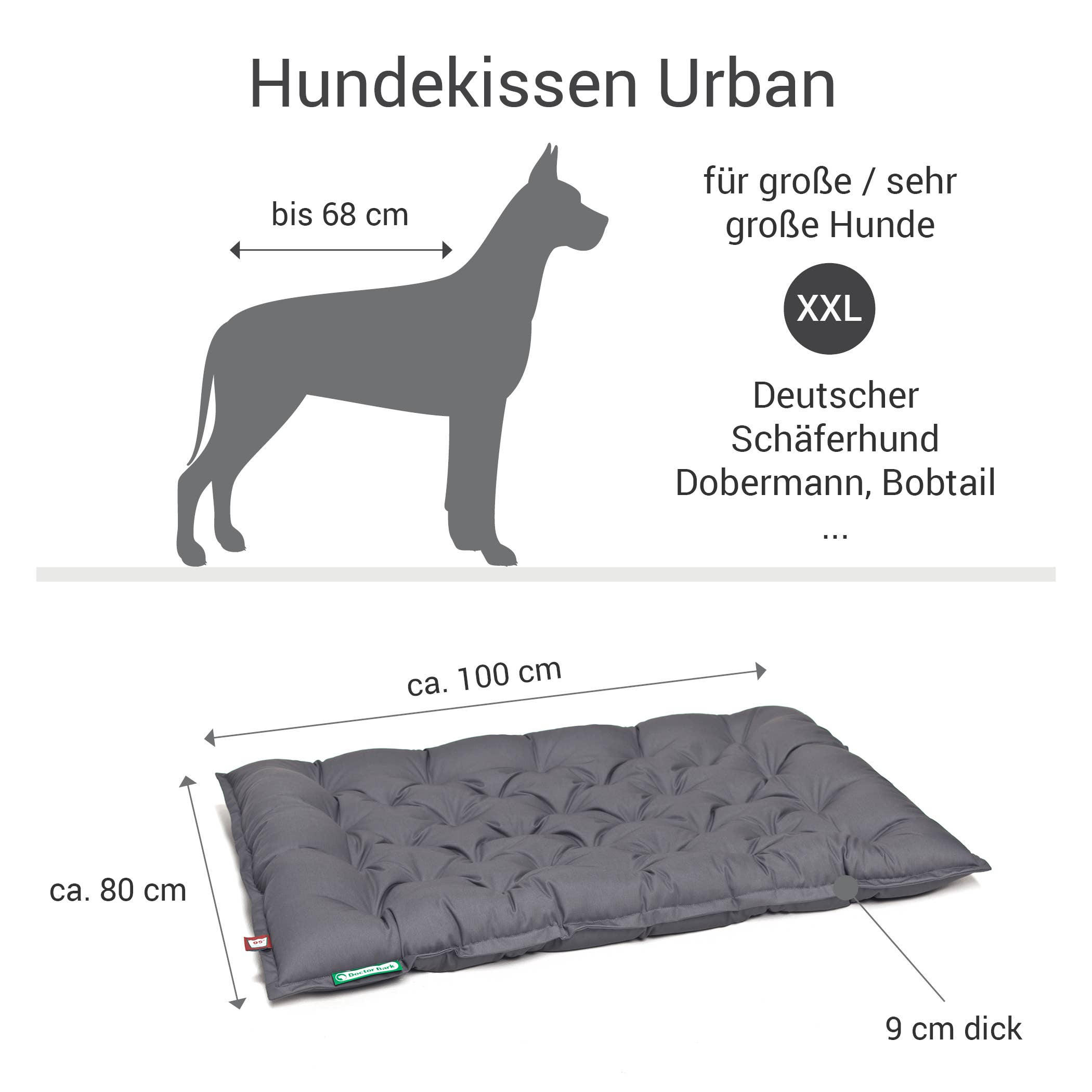 Doctor Bark - Wholesale Pet Bed - Dog - Doctor Bark Country cushion gray10