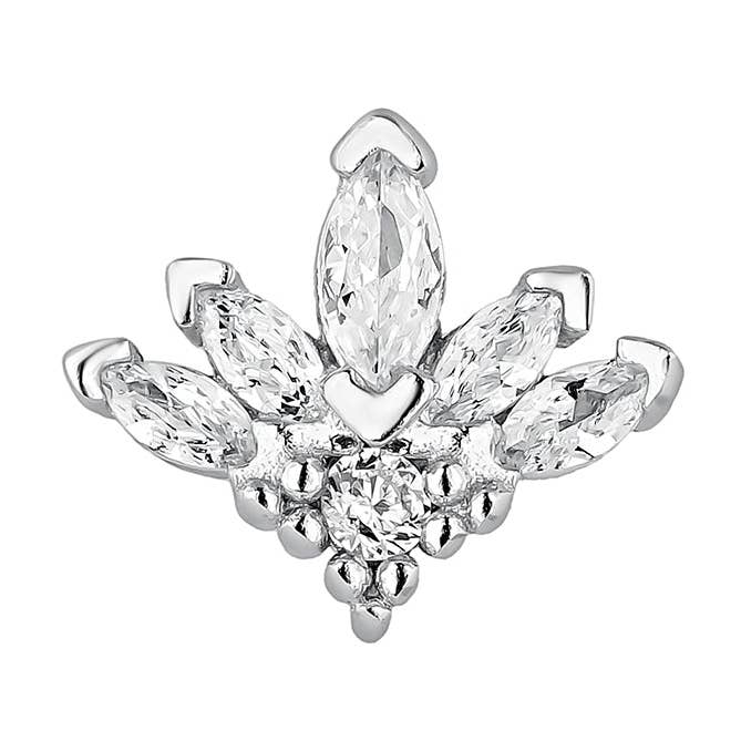 ORECCHINO PIERCING IN ARGENTO MAHER per la vendita all'ingrosso da parte di EarCandy Jewelry