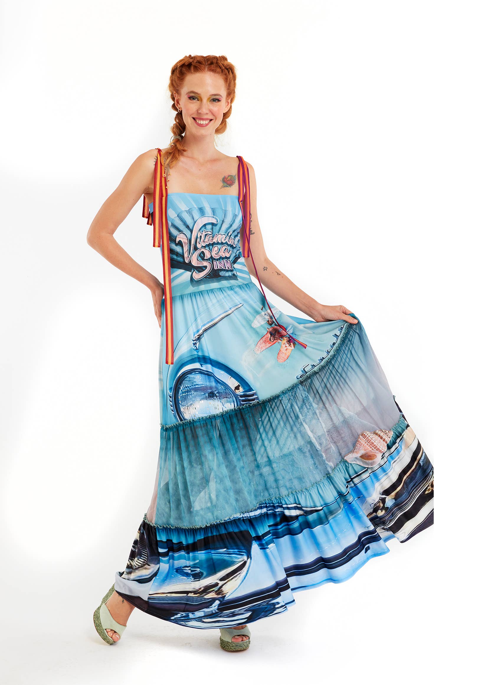 IPNG Design - Wholesale Jurk - Dames - Jurk rok lang - Vitamin Sea Inn2