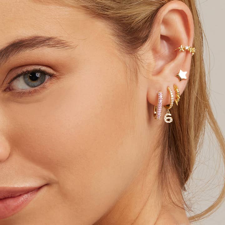 Kalk Store - Venta al por mayor Pendiente sin pareja - Six Piercing Gold3