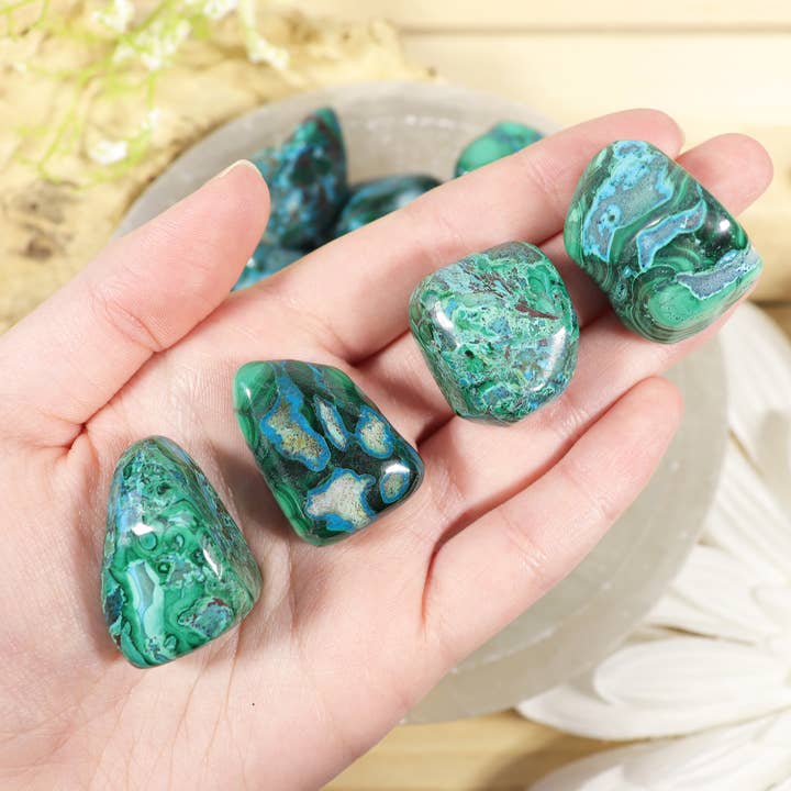 Natures Artifacts Inc - Wholesale Spiritual Stone/Crystal - 1/4 lb Malacolla Tumbled Stones1