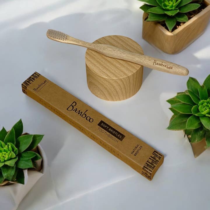 Bamboo Switch - Wholesale Toothbrush - 100% Compostable Bamboo Toothbrush | Summer Bestseller
