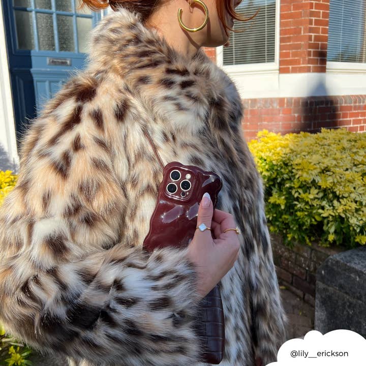 Coconut Lane - Wholesale Phone Case - Women's - 3D Bubble Phone Case - Burgundy7