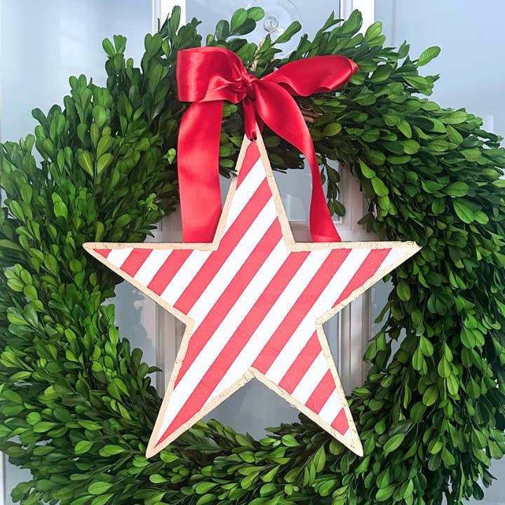 SoCharm Designs – wholesale Door hanger – Patriotic Star Handmade Door Hanger - 12”0