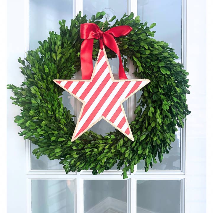 SoCharm Designs - Wholesale Door Hanger - Patriotic Star Handmade Door Hanger - 12”