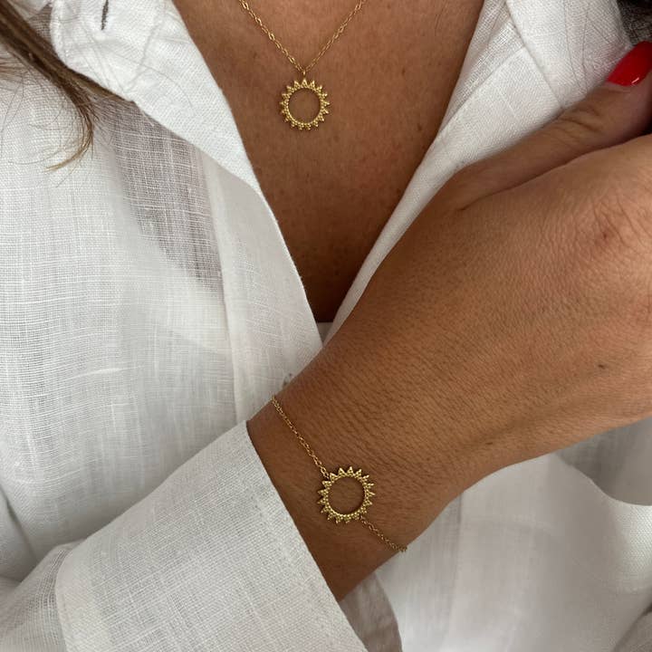 A.B. Paris - Vendita all'ingrosso Collana con ciondolo/pendaglio - Sola - collana in acciaio inox oro o argento con catena allungabile1