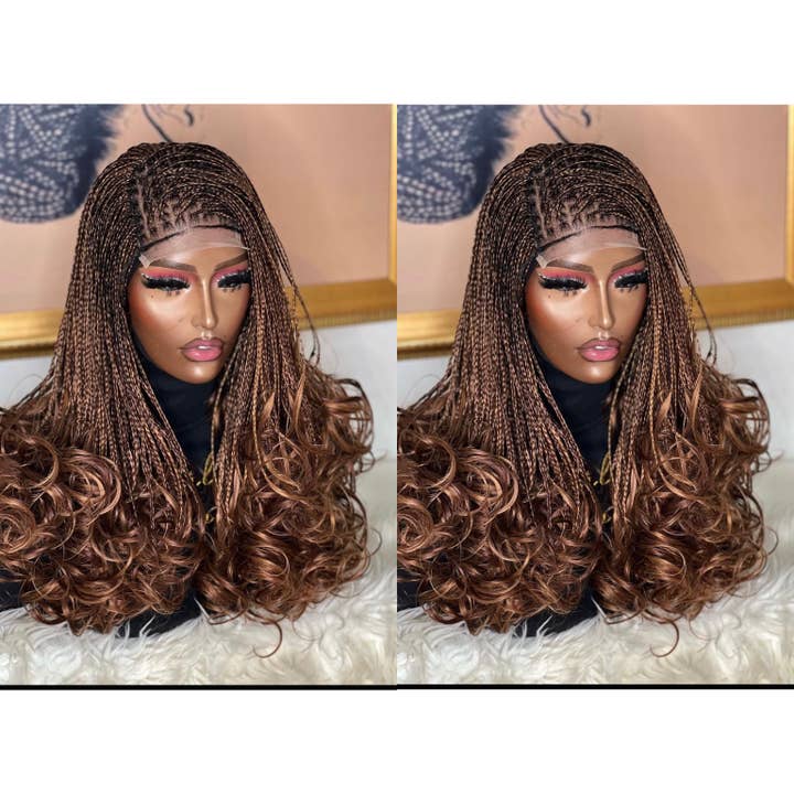 Lamuskwigs – wholesale Wig/hair piece – Sisi wave wig. Braided wig, box braid wig,