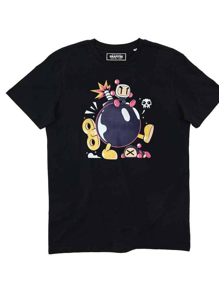 Bob-omb T-shirt - Nintendo Bob-Omb Mario T-shirt for wholesale by Grafitee