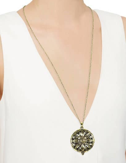 TheTizana – Engroshandel Halskæde med vedhæng – Daisy Flower 6 Times Forstørrelsesglas Forstørrelsesglas Top Sliding2