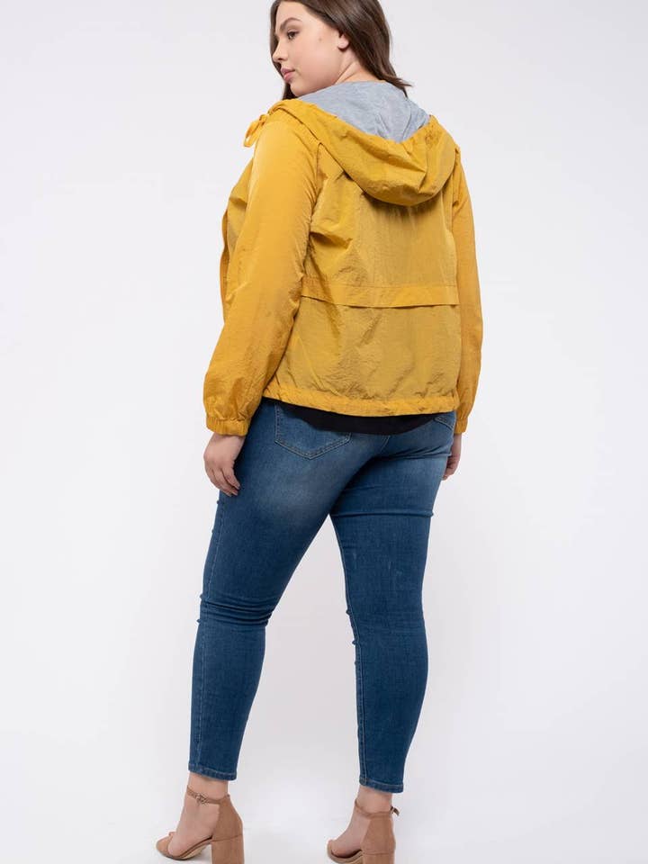 Blu Pepper - Wholesale Jacket - Women's - PLUS HOODED JACKET