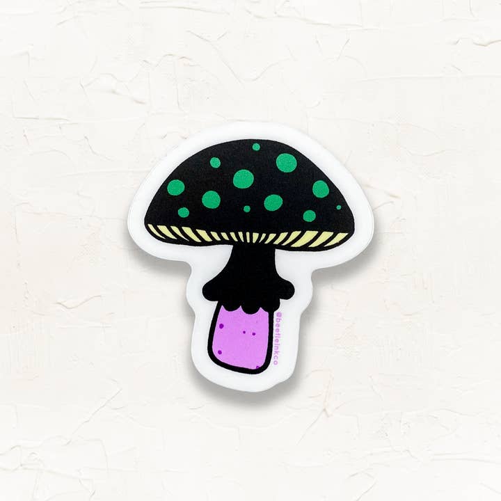 Beetle Ink Co. - Wholesale Sticker - Toxic Toadstool Vinyl Sticker5