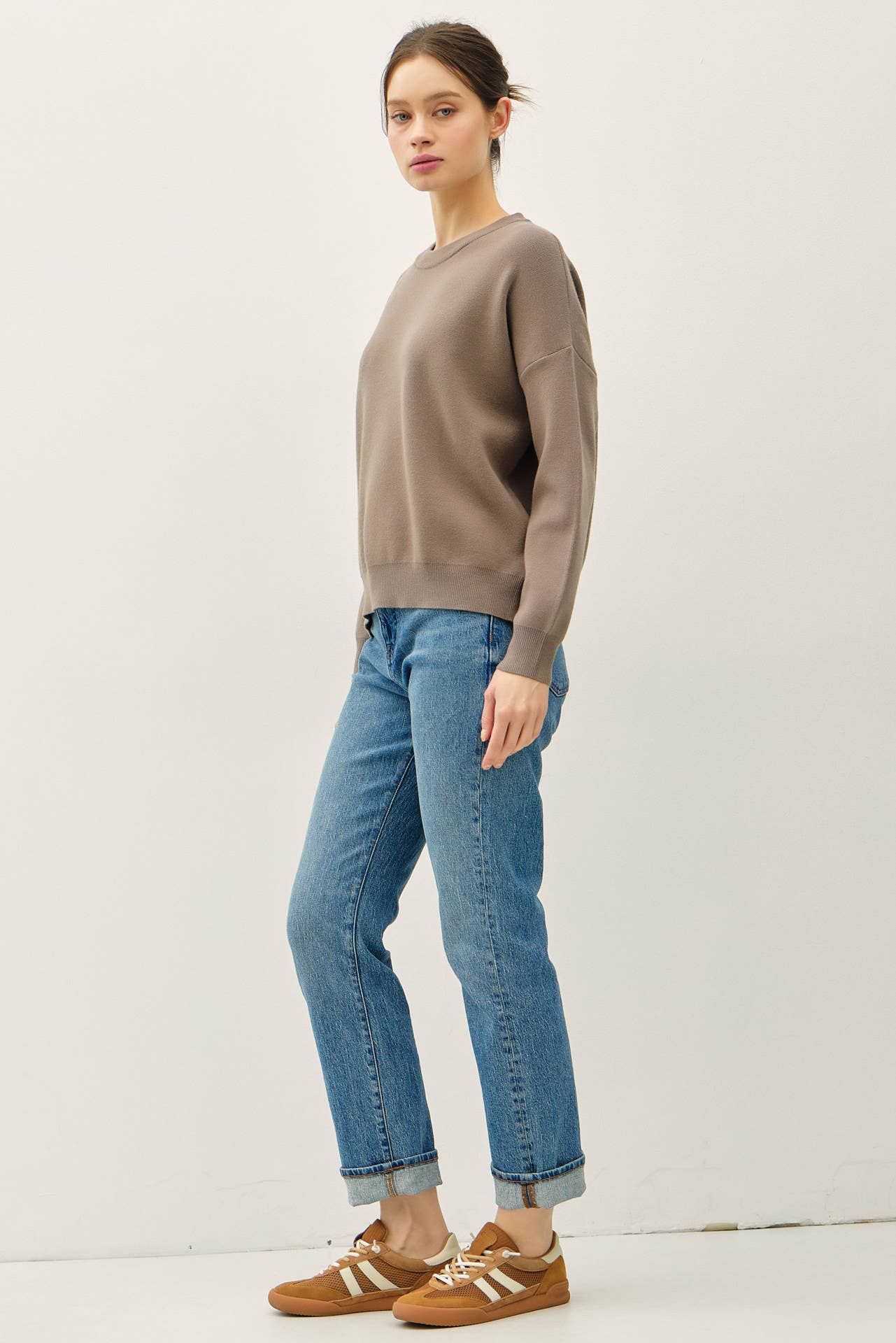 Be Cool - Wholesale Knit Sweater - Women's - CREW NECK BOXY FIT SWEATER16