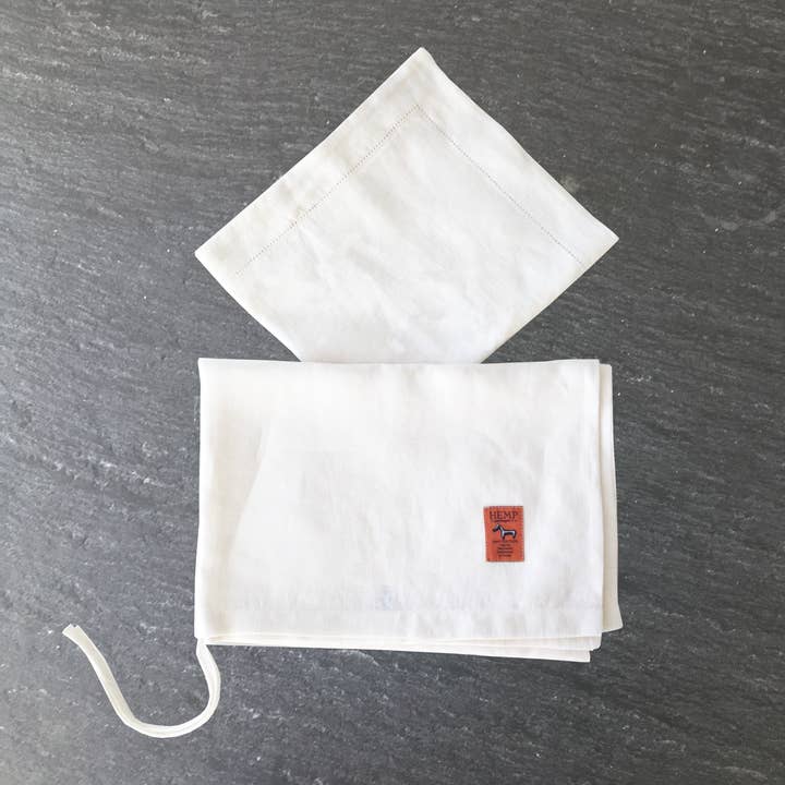 Bed Linen Baby 100% Hemp White Or Natural Grey for wholesale by Hemp Copenhagen Co.