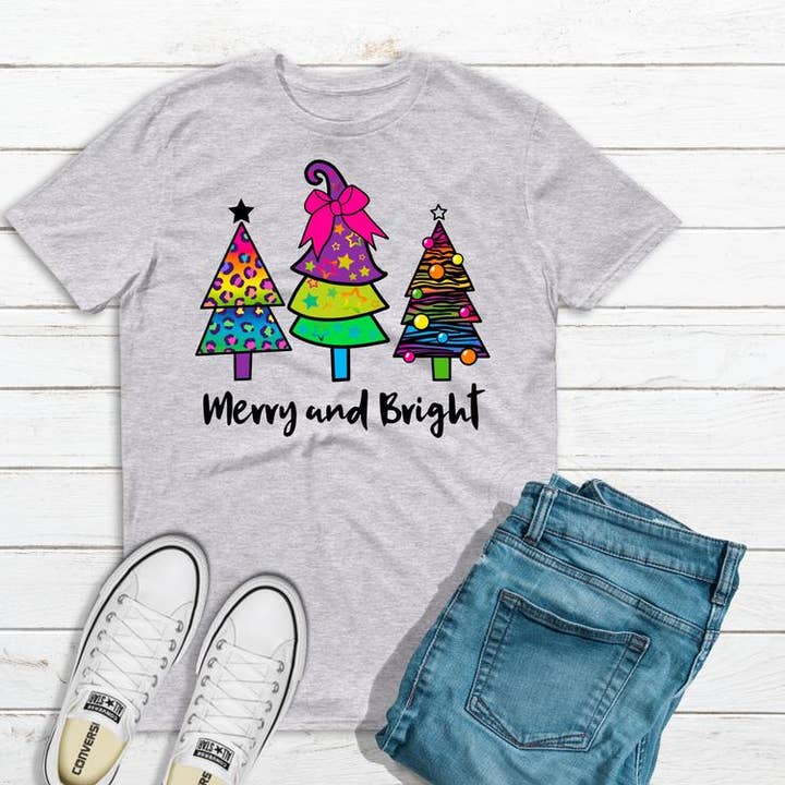 Merry & Bright Frank Trees for wholesale by The Blue Ox Shop