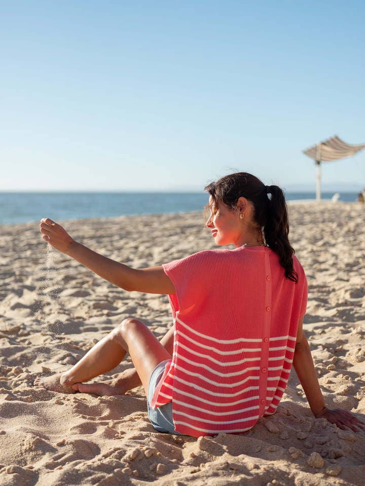 MERSEA - Vente Pull en maille – femme - Pull à manches courtes Camden5