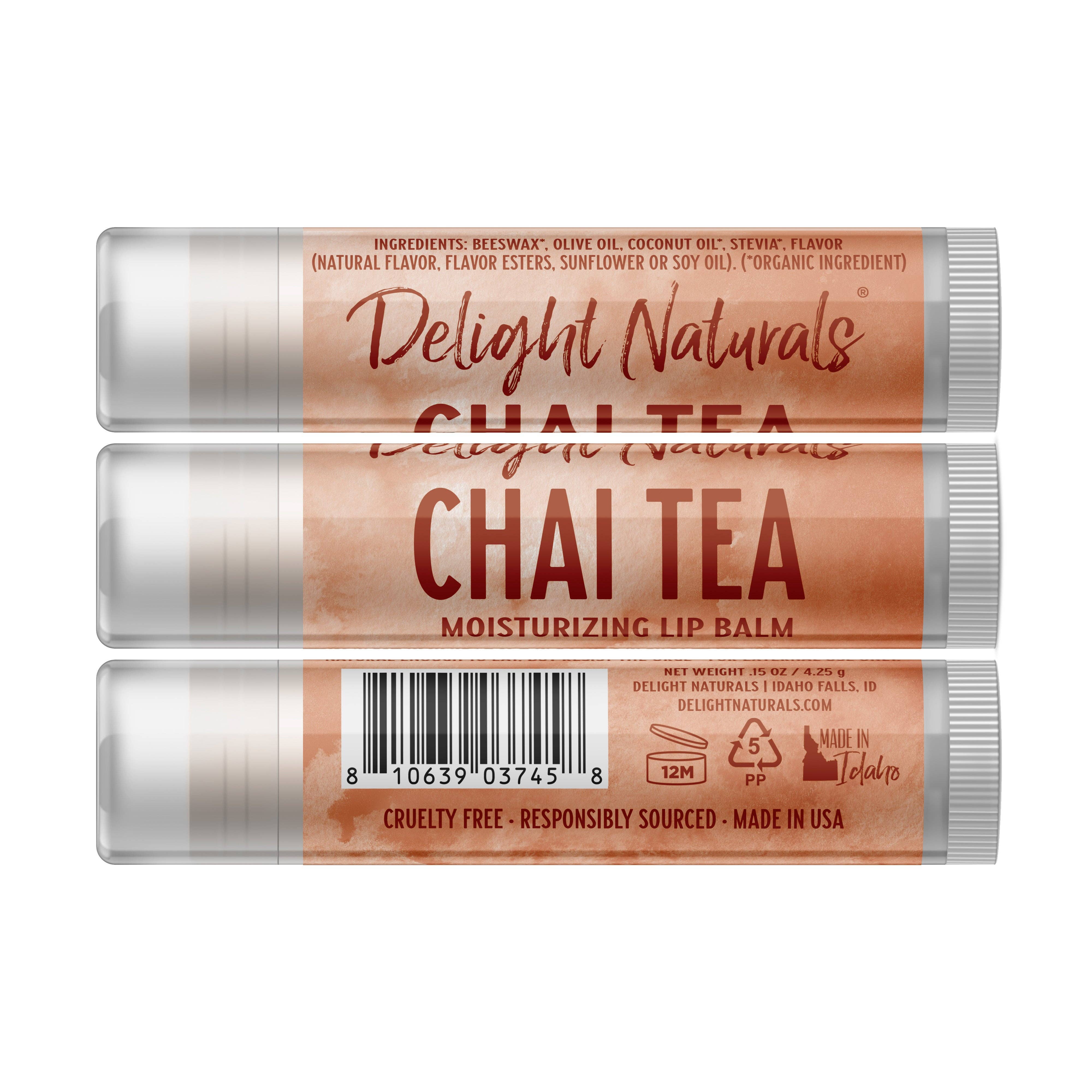 Delight Naturals - Wholesale Lip Balm Set - Coffee House Lip Balm Set3