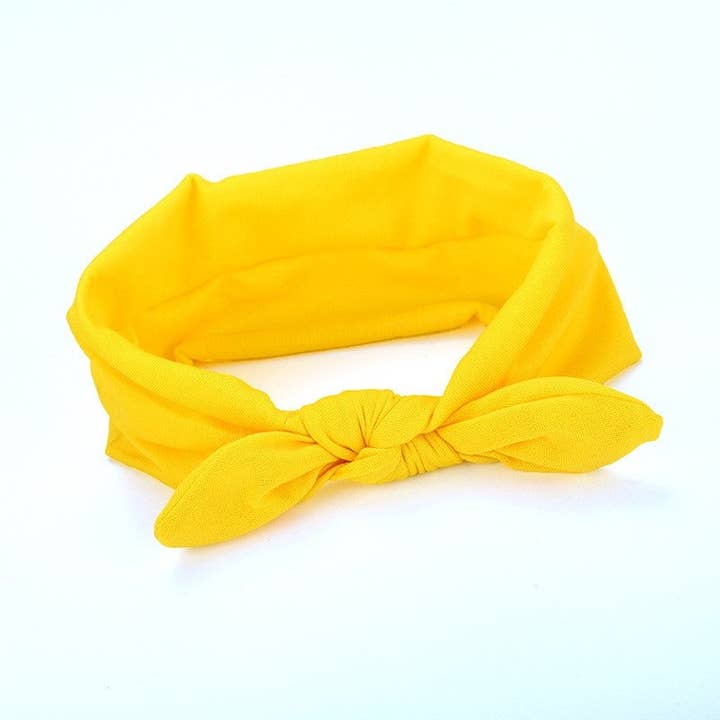 Ekartini - Wholesale Fashion headband – women's - Solid Color Fabric Bow Headband6