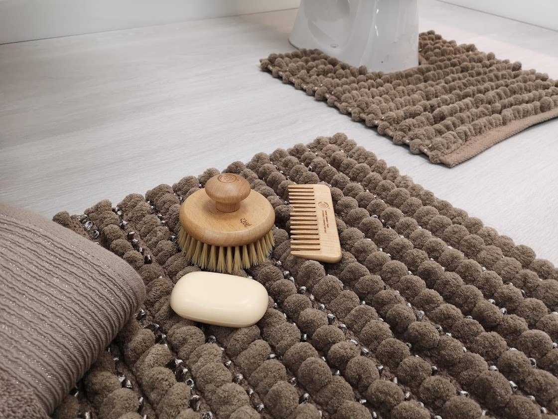 Allure Bath Fashions - Venta al por mayor Alfombrillas de baño - Alfombrilla de baño antideslizante Sparkle Bobble, supersuave y gruesa10