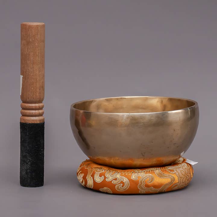 Bol chantant antique en bronze – Bol artisanal vintage pour la vente par Boudha Stupa Thanka Centre