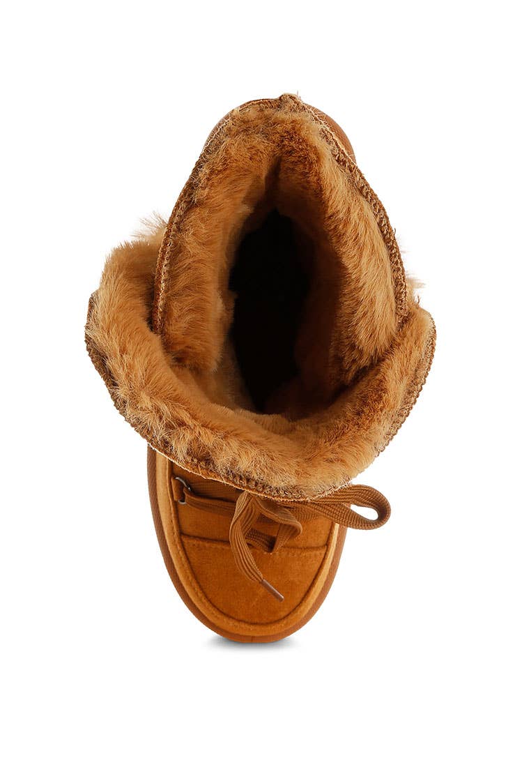 Rag Company – wholesale Snow boots – Women’s – Noaya Chunky Faux Fur Snow Boots7