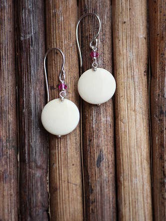 Domed Circle Earrings for wholesale by Ivory Jacks