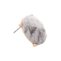 MYS Wholesale Inc - Wholesale Stud/Post Earrings - Faceted Oval Stone Post Earrings9