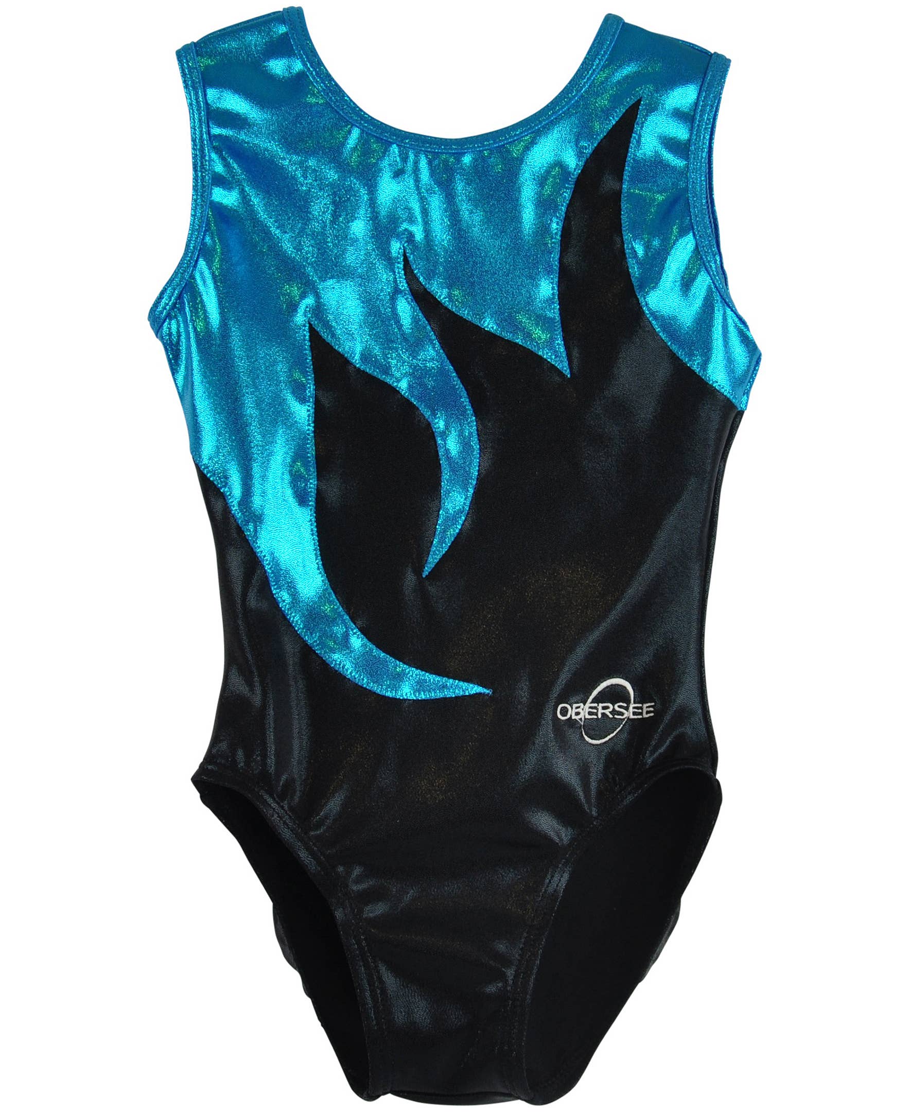 Obersee - Wholesale Lingerie Bodysuit - Women's - Girl's Gymnastics Leotard - Cross Back Black0