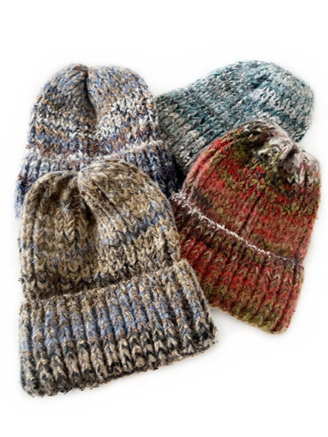 Funkyrel® Atzbranding Limited - Vendita all'ingrosso Berretto - Donna - Haila - Berretto Caldo a Maglia Vintage con Gradiente9