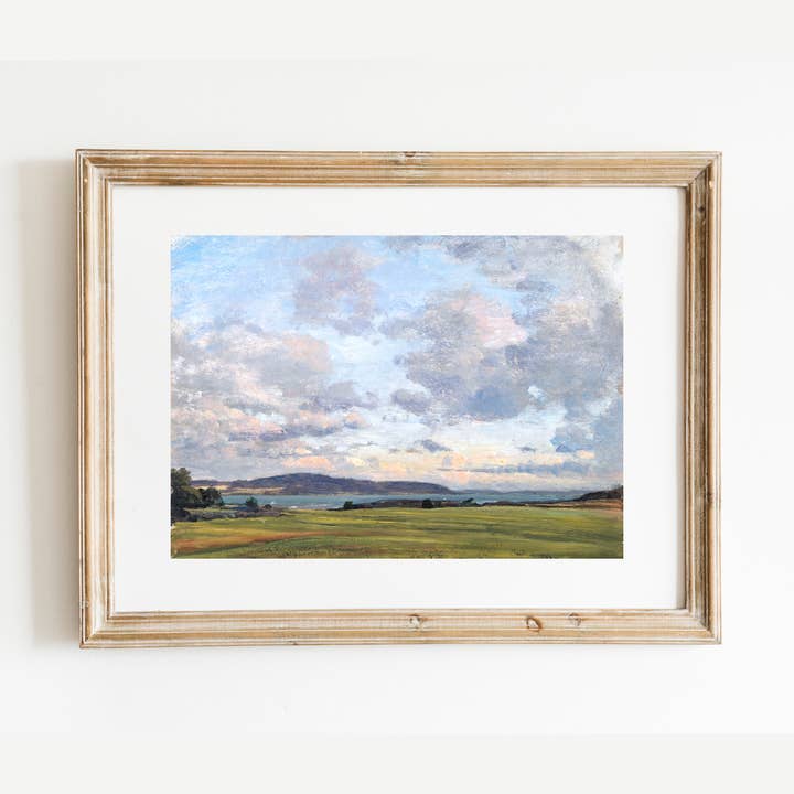 Sea to Skye - Wholesale Art Print - Autumn Clouds in Finland Antique Art Print4