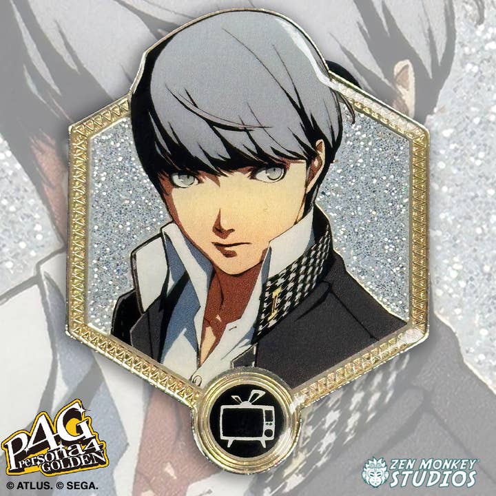 The Protagonist - Golden Series 2 - Persona 4 Golden Pin for wholesale by Zen Monkey Studios