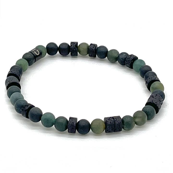 GLUNT - Vendita all'ingrosso Bracciale con perline - HEISHI ROCKS - AGATA E LAVA0